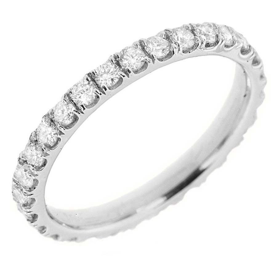 Fine Jewelry Intrigue Fine Jewelry | 14W@2.0 29Rd2@0.85 Size6.5 Eternity Diamond Ring