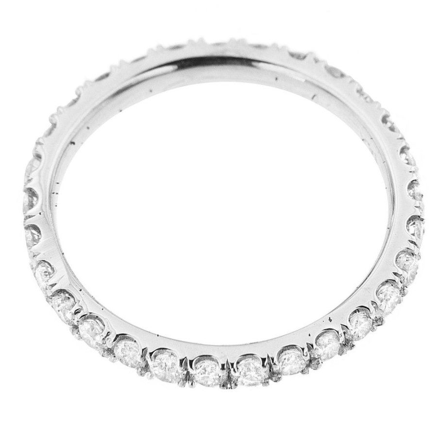 Fine Jewelry Intrigue Fine Jewelry | 14W@2.0 29Rd2@0.85 Size6.5 Eternity Diamond Ring