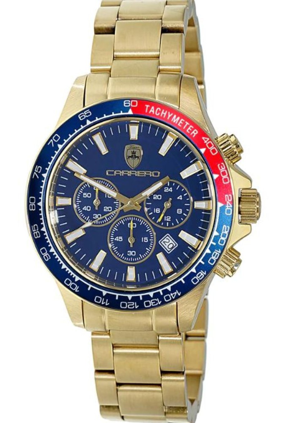 Men'S Watches Intrigue Fine Jewelry | Carrero Stationary Blue Aluminum Bezel With Blue