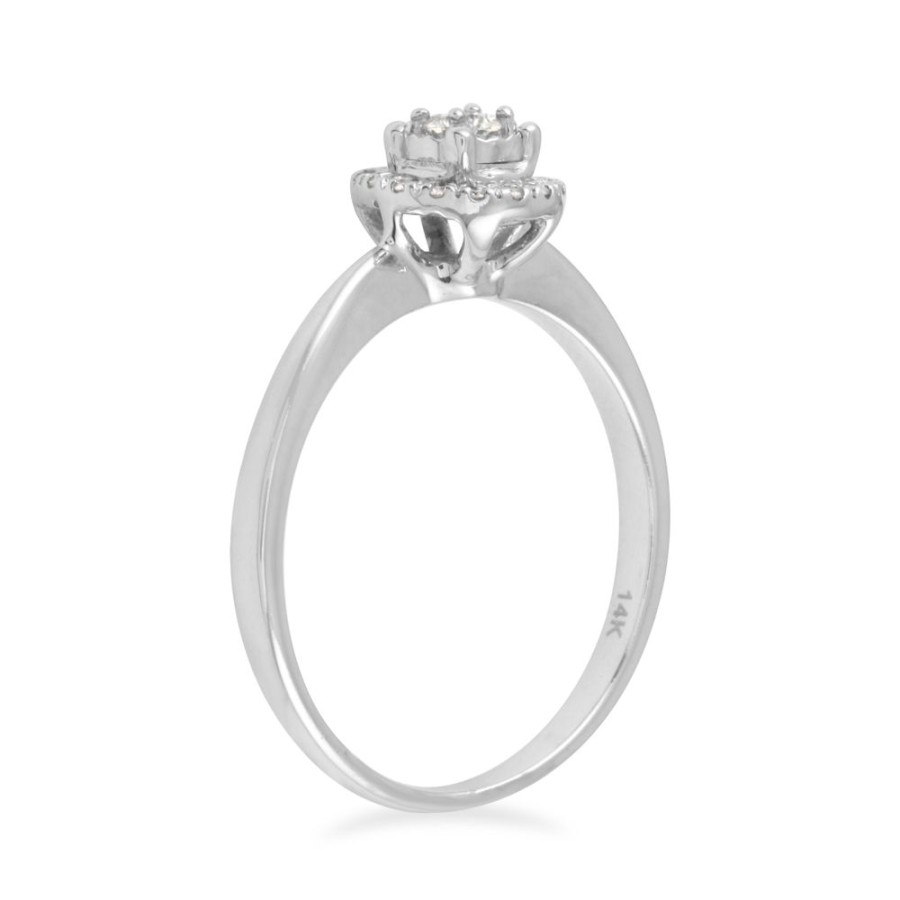 Engagement Intrigue Fine Jewelry | Ring 14Kw 0.20 Ctw