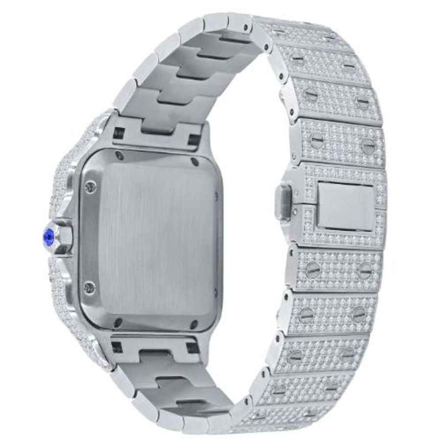 Men'S Watches Intrigue Fine Jewelry | Charge: Moissanite Watch - 33Mm