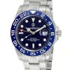 Men'S Watches Intrigue Fine Jewelry | Carrero Blue Bezel And Blue Dial With Silver Tone Band