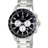 Men'S Watches Intrigue Fine Jewelry | Carrero Stationary Black Aluminum Bezel With Black Enamel Dial