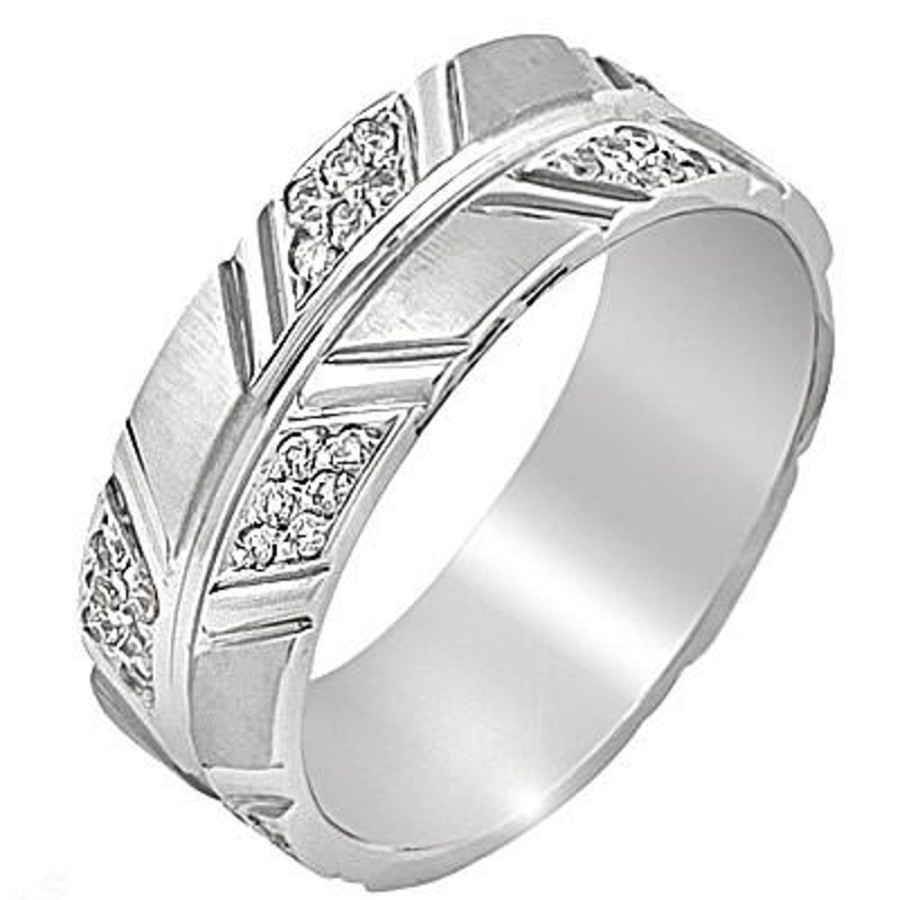 Fine Jewelry Intrigue Fine Jewelry | 18W@10.8 60Rd@0.37 Size7-1