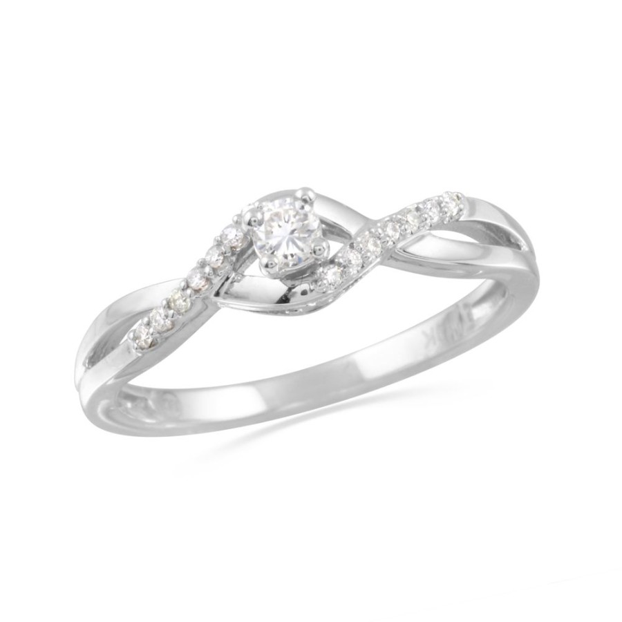 Engagement Intrigue Fine Jewelry | Ring 10Kw 0.20 Ctw