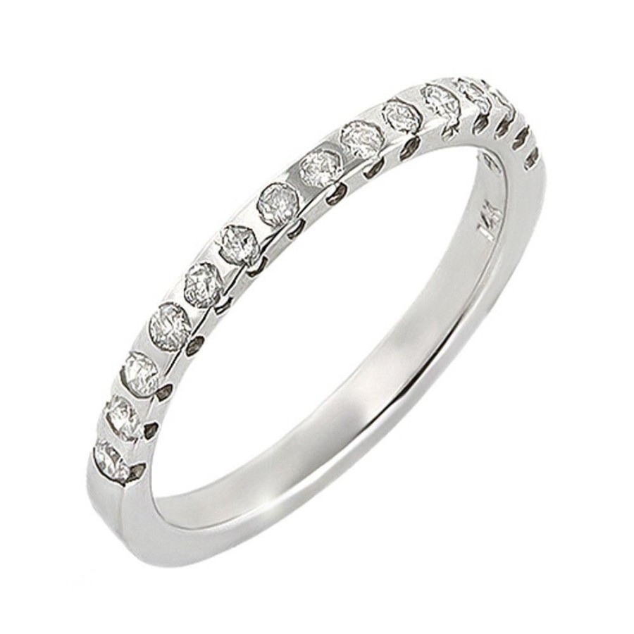 Fine Jewelry Intrigue Fine Jewelry | 14W@2.3 15Rd@0.32 Diamond Eternity Ring