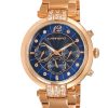 Women'S Watches Intrigue Fine Jewelry | Carrero Fixed Bezel With Blue Mop Dial With Accented Sapphire Stones