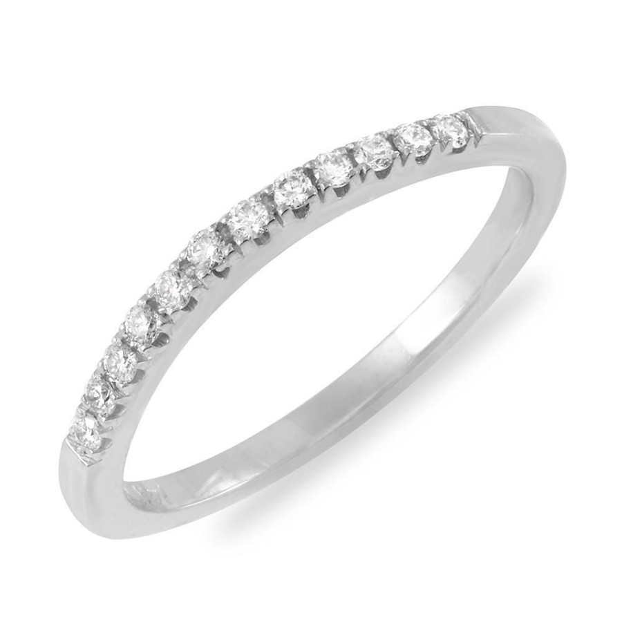 Fine Jewelry Intrigue Fine Jewelry | 14W@1.8 12Rd2@0.13 Curve Band