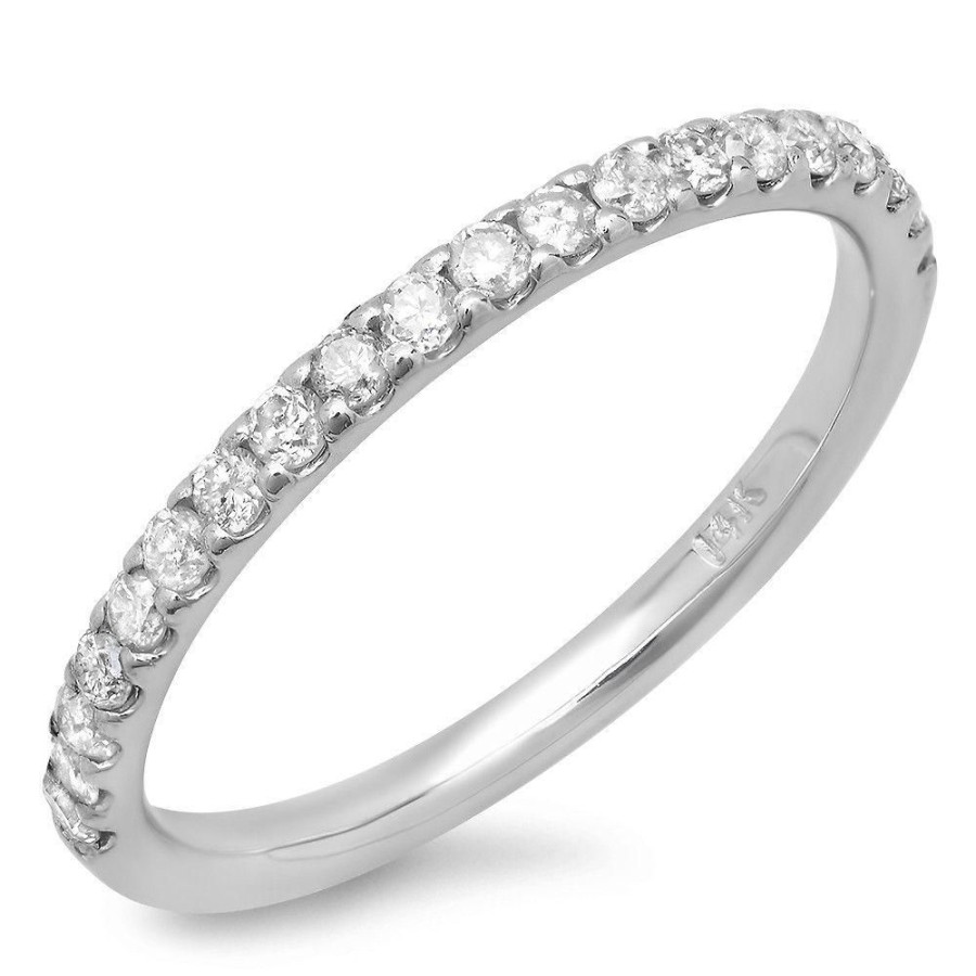 Fine Jewelry Intrigue Fine Jewelry | 14W@1.70 20Rd2@0.35 Diamond Band