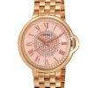 Women'S Watches Intrigue Fine Jewelry | Carrero Fixed Beveled Bezel In Rose Tone With Salmon Dial