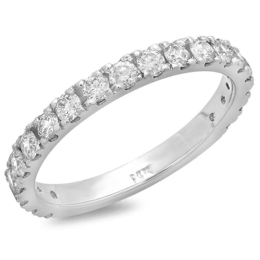 Fine Jewelry Intrigue Fine Jewelry | 14W@2.30 19Rd1@0.83 Diamond Band