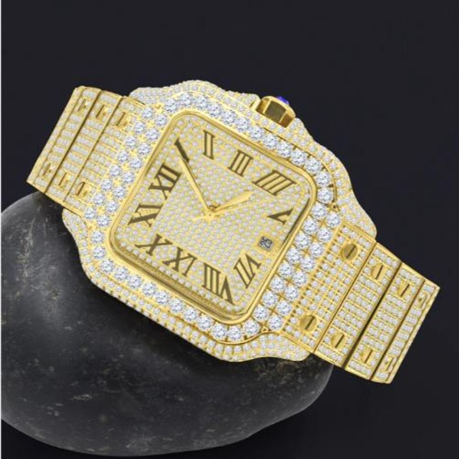 Men'S Watches Intrigue Fine Jewelry | Miracle: Moissanite Watch