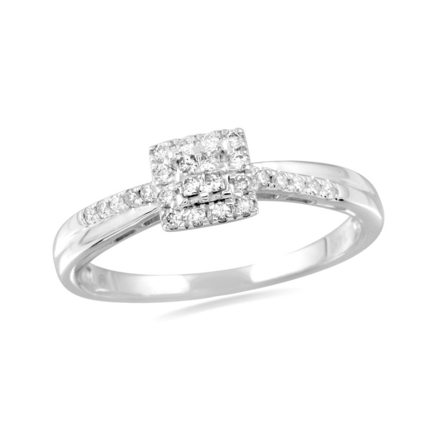 Engagement Intrigue Fine Jewelry | Ring 14Kw 0.25 Ctw Pc