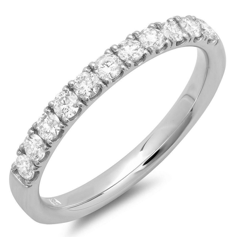 Fine Jewelry Intrigue Fine Jewelry | 14W@2.30 11Rd1@0.46 2.5Mm Diamond Band