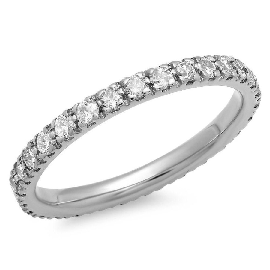 Fine Jewelry Intrigue Fine Jewelry | 14W@1.60 30Rd1@0.63 Diamomd Eternity Band