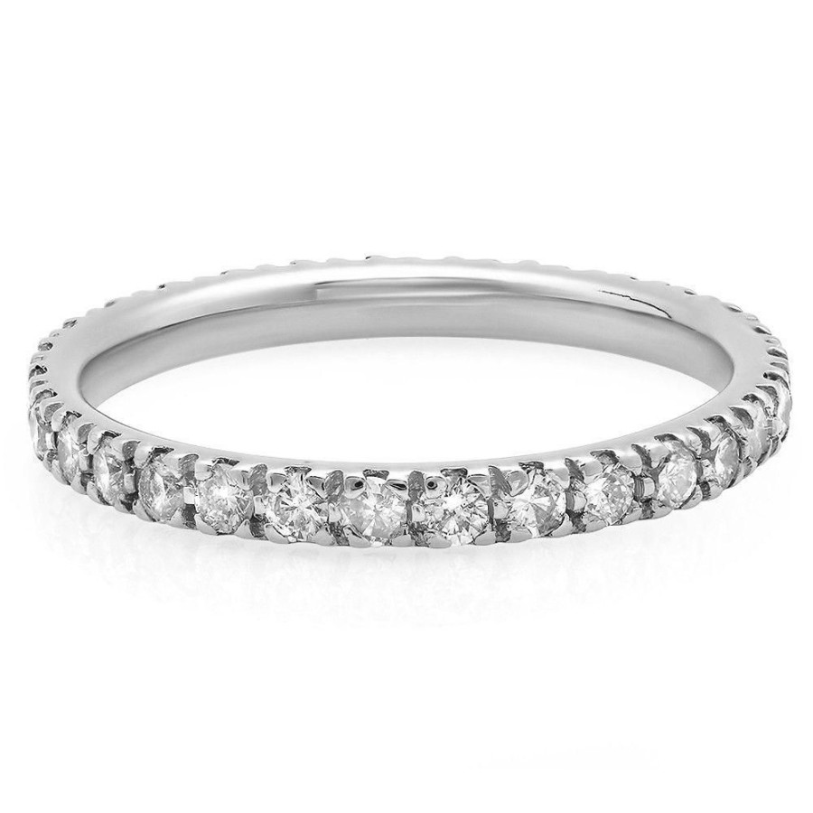 Fine Jewelry Intrigue Fine Jewelry | 14W@1.60 30Rd1@0.63 Diamomd Eternity Band