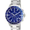 Men'S Watches Intrigue Fine Jewelry | Carrero Stationary Blue Aluminum Bezel With Blue Enamel Dial