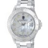 Men'S Watches Intrigue Fine Jewelry | Carrero Silver White Mop Watch