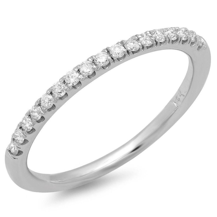 Fine Jewelry Intrigue Fine Jewelry | Band 0.19Ct 14W@1.7 17Rd@0.19