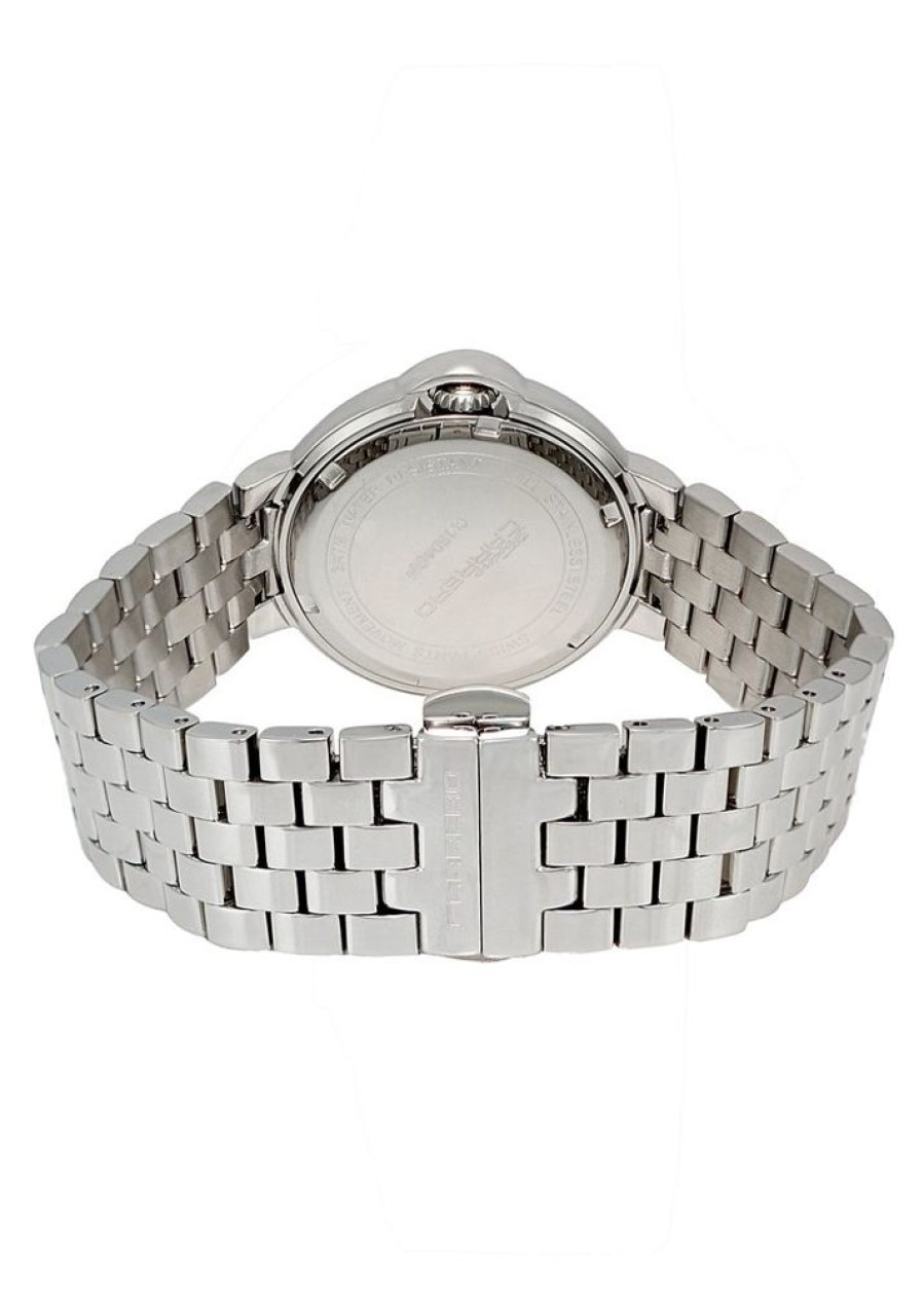 Women'S Watches Intrigue Fine Jewelry | Carrero Fixed Beveled Bezel In Silver Tone With Green Dial