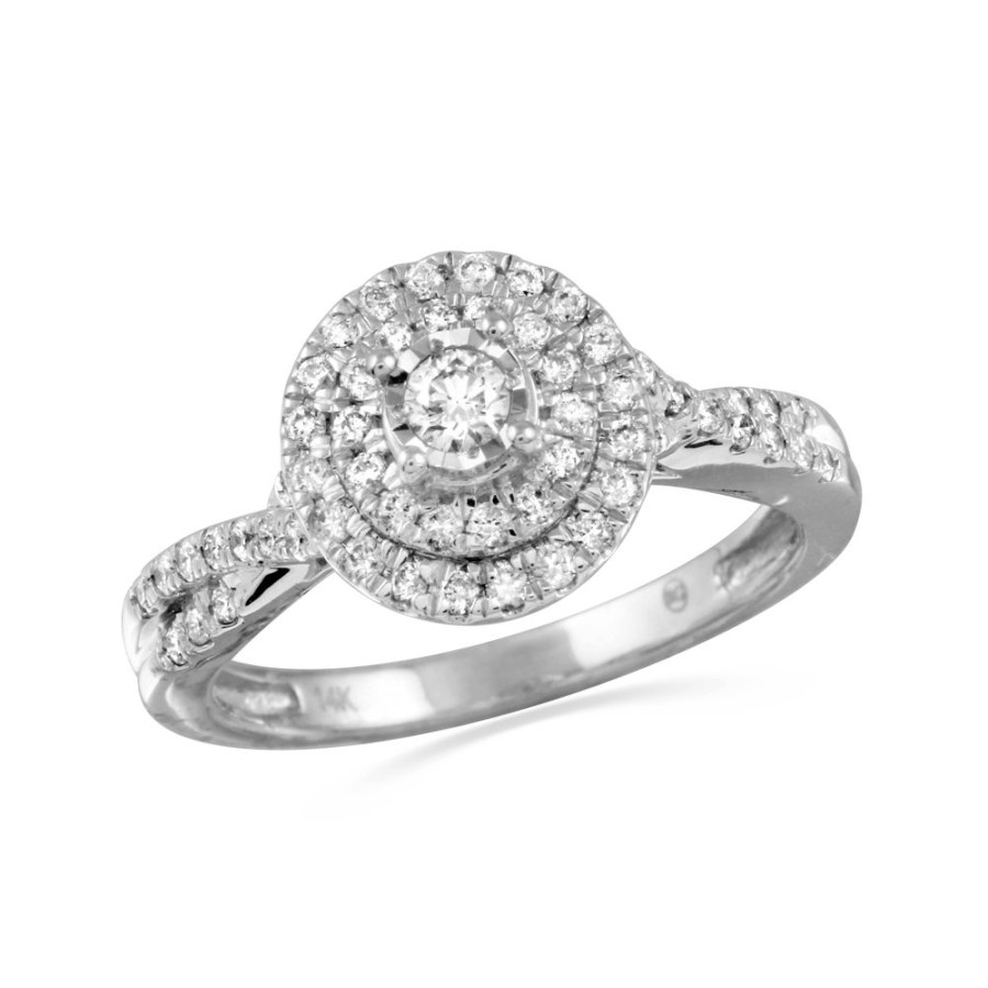 Engagement Intrigue Fine Jewelry | Ring 14Kw 0.50 Ctw