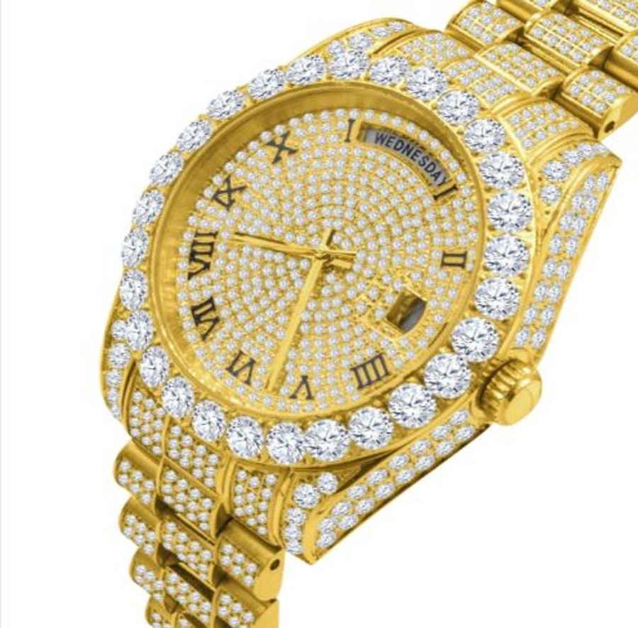 Men'S Watches Intrigue Fine Jewelry | Bling: Moissanite Watch