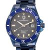 Men'S Watches Intrigue Fine Jewelry | Carrero Blue Stationary Bezel With Gray Dial And Blue Band