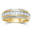 Fine Jewelry Intrigue Fine Jewelry | Diamond Inlay 10Kt Two Toned Gold