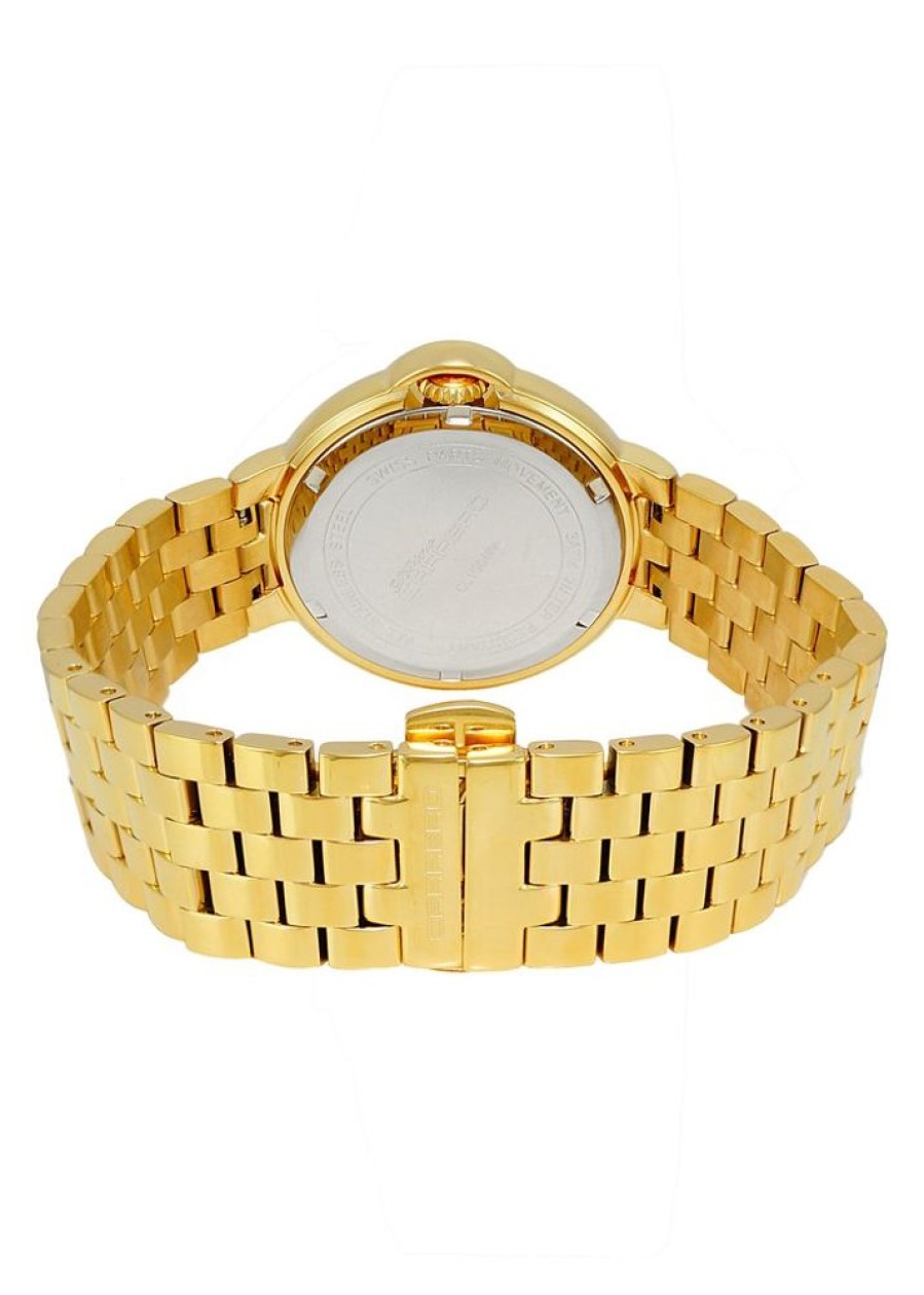 Women'S Watches Intrigue Fine Jewelry | Carrero Fixed Beveled Bezel In Gold Tone With Green Dial