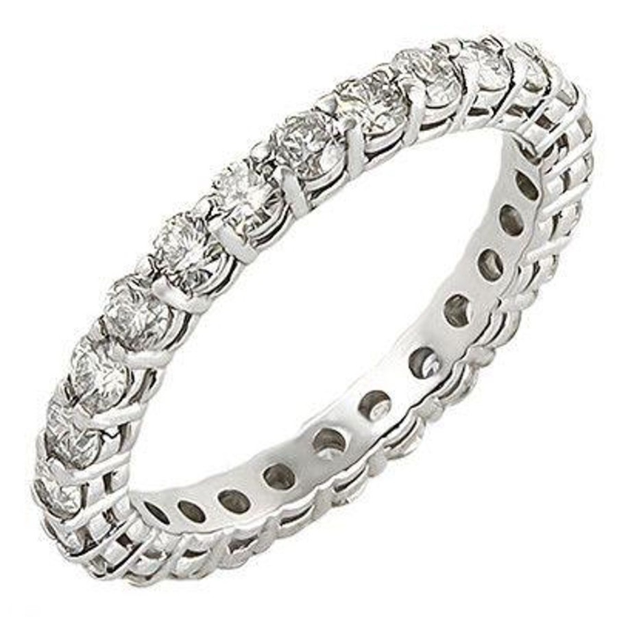 Fine Jewelry Intrigue Fine Jewelry | 14W@2.2 26Rd@1.23 Eternity Band