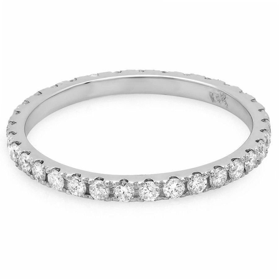 Fine Jewelry Intrigue Fine Jewelry | 14W@1.3 33Rd1@0.59 Size6.75 Diamond Eternity Band