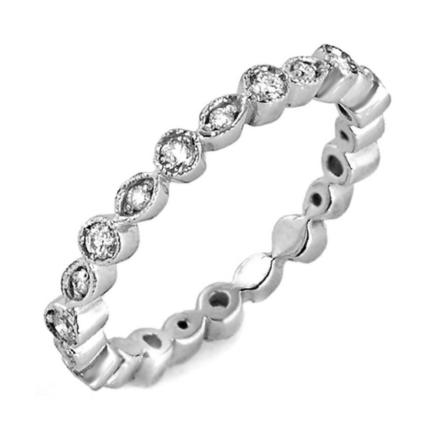 Fine Jewelry Intrigue Fine Jewelry | 14W@2.2 22Rd2@0.33 (1.2, 1.7) Eternity Ring